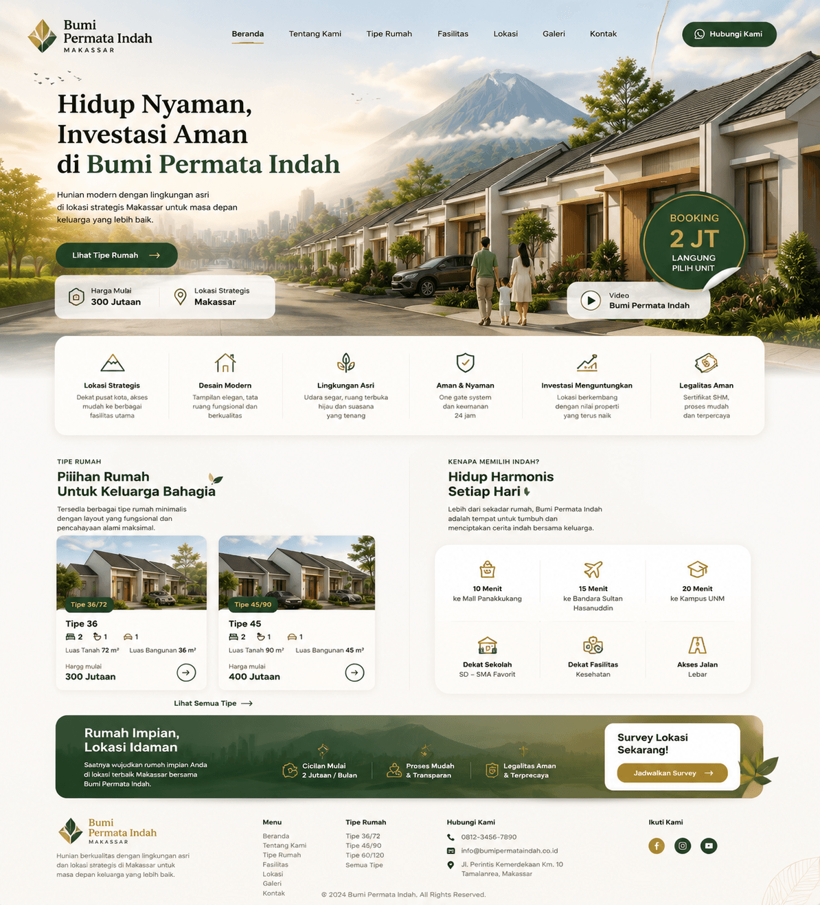 Template landing page Bumi Permata Indah